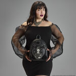 Wednesday Black Roses Mini Backpack LFlifestyle1 view 2